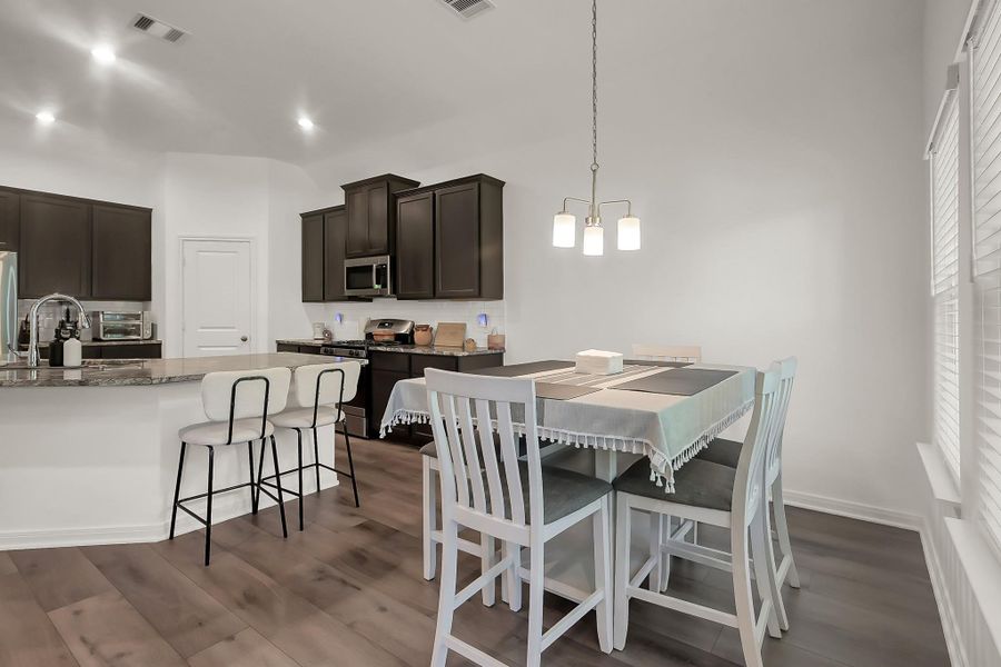 Furnished interior view inside a new home in Lexington Heights, Willis (Image 16).