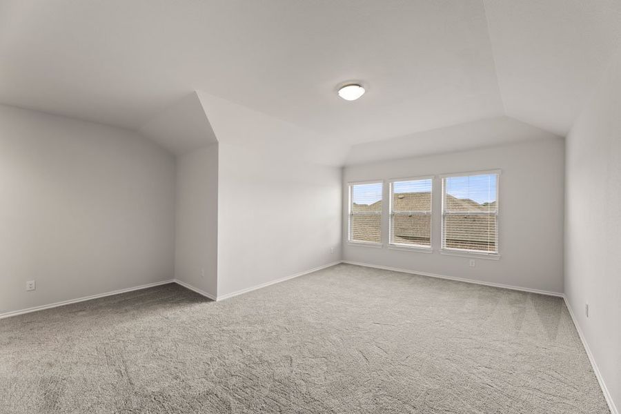 Representative exterior photo of a completed home built from the Phoenix by Impression Homes in Terra Vella, Haslet, TX (Image 11).