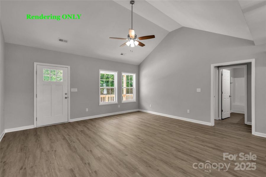 Spacious, unfurnished interior of a new home in , McConnells (Image 10).