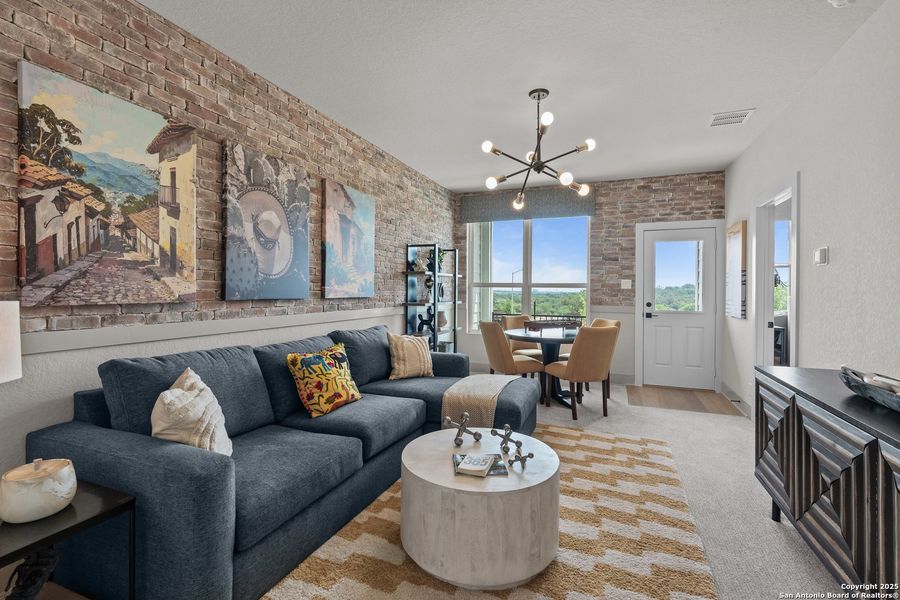 Furnished interior view inside a new home in Prominence – Now Selling, San Antonio (Image 35).