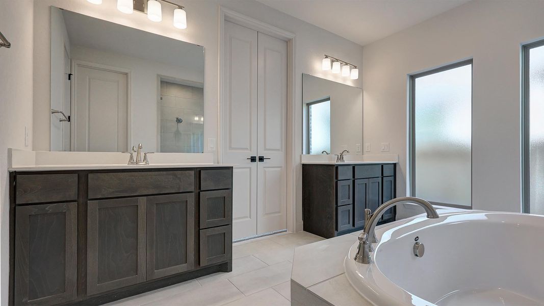 Furnished interior view inside a new home in Kallison Ranch, San Antonio (Image 12).