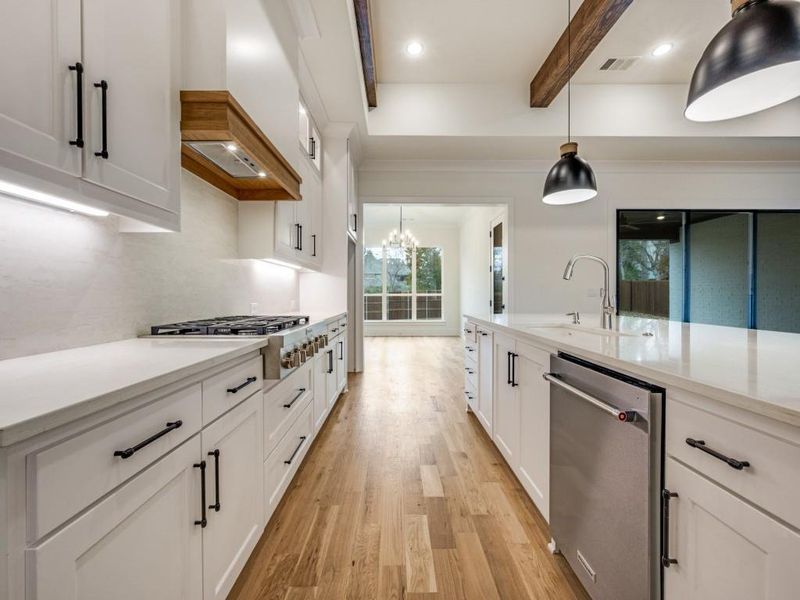 Furnished interior view inside a new home in , Denton (Image 3).