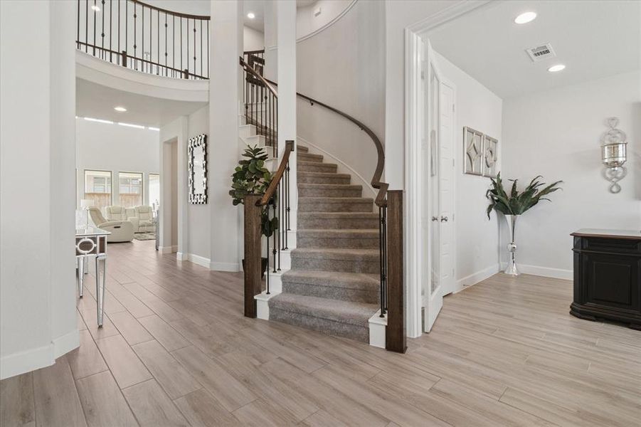Furnished interior view inside a new home in , Little Elm (Image 11).