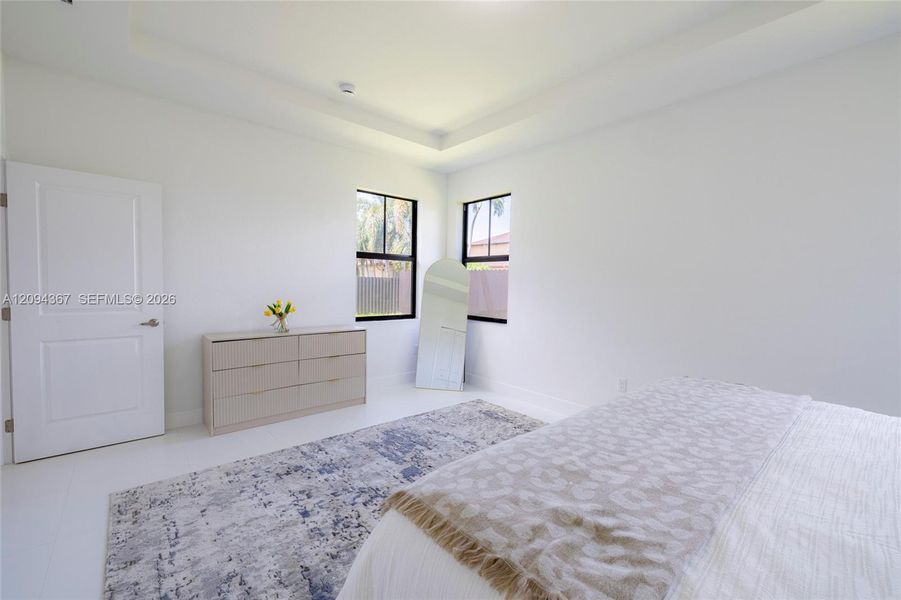 Furnished interior view inside a new home in , Miami (Image 12).