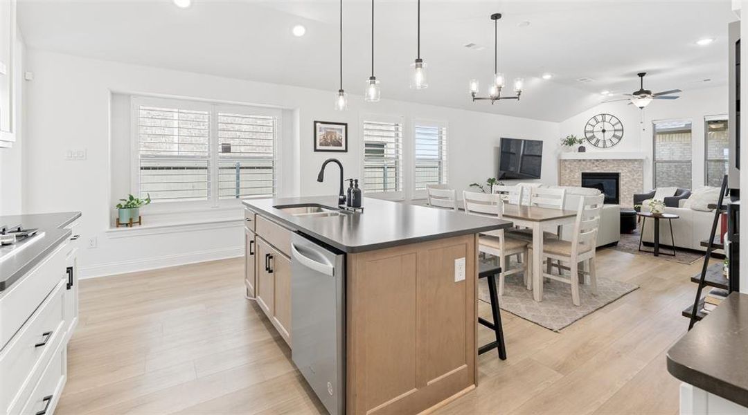Furnished interior view inside a new home in , Northlake (Image 5).