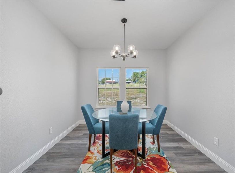 Furnished interior view inside a new home in , Azle (Image 14).