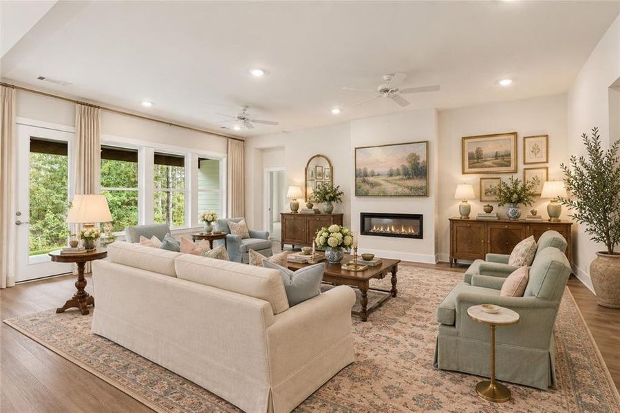 Furnished interior view inside a new home in Bay Creek Overlook, Loganville (Image 11).