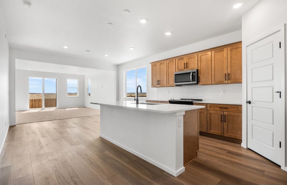 Furnished interior view inside a new home in Wolf Creek Run West, Strasburg (Image 10).