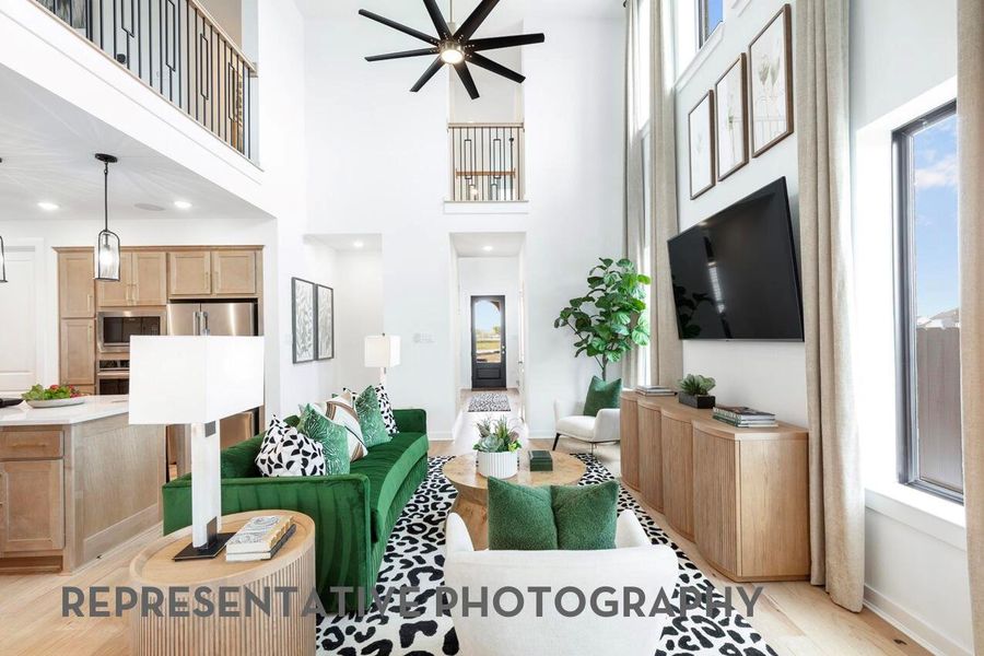 Furnished interior view inside a new home in Meridiana, Manvel (Image 19).