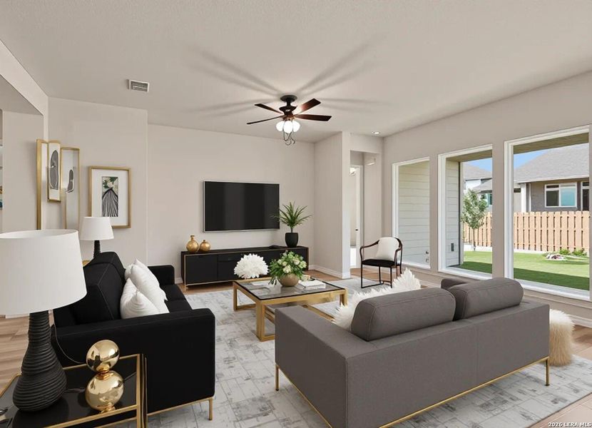 Furnished interior view inside a new home in Windsong, Boerne (Image 4). Furnished interior view inside a new home in Windsong, Boerne (Image 4).