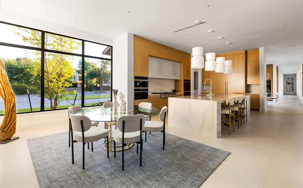 Furnished interior view inside a new home in , Dallas (Image 13).