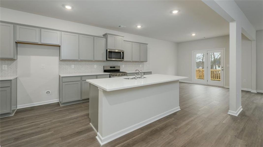 Furnished interior view inside a new home in Brooks Station, Dacula (Image 6).