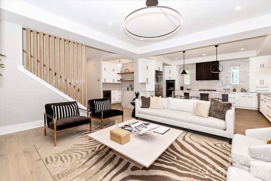 Furnished interior view inside a new home in , Charlotte (Image 28).
