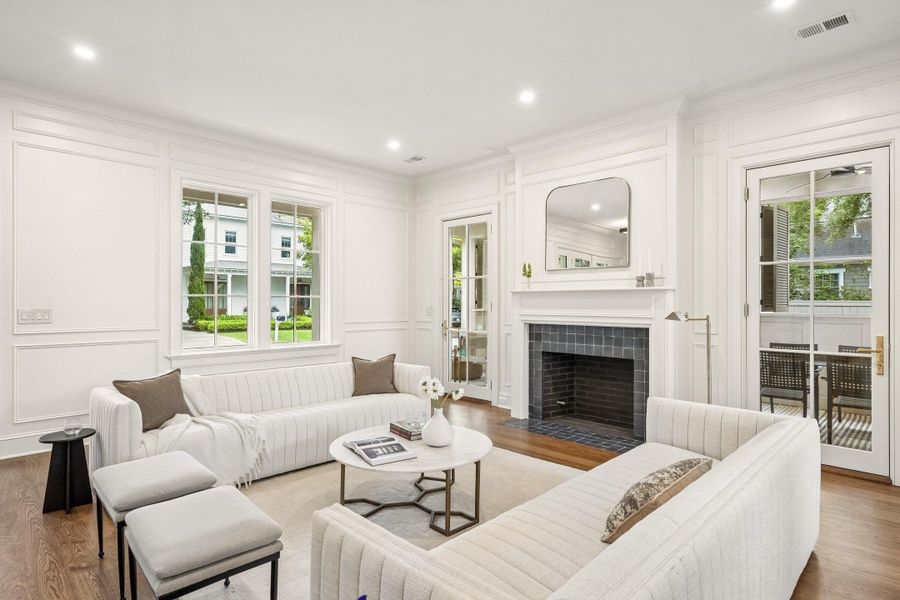 Furnished interior view inside a new home in , Mount Pleasant (Image 8).