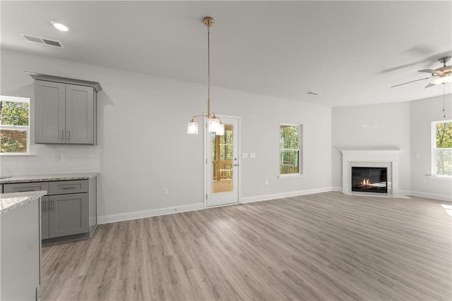 Spacious, unfurnished interior of a new home in Thunder Ridge, Dawsonville (Image 30).
