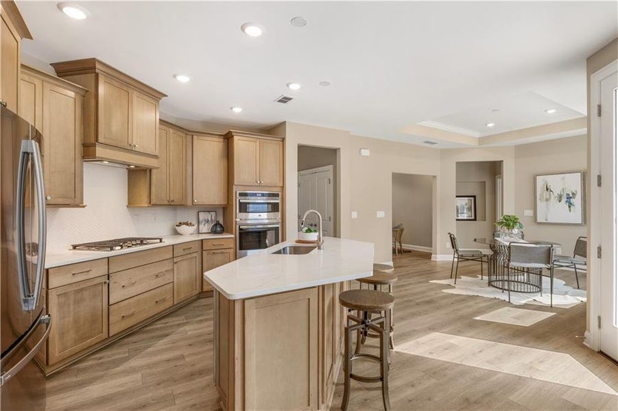 Furnished interior view inside a new home in The Courtyards at Bailey Farms, Dacula (Image 19).
