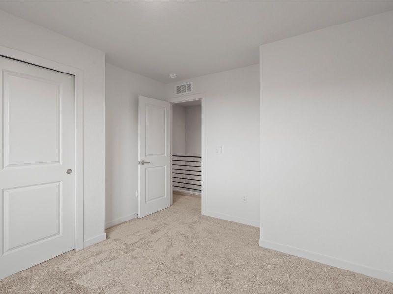 Spacious, unfurnished interior of a new home in The Vistas at West Mesa, Colorado Springs (Image 23). Spacious, unfurnished interior of a new home in The Vistas at West Mesa, Colorado Springs (Image 23).