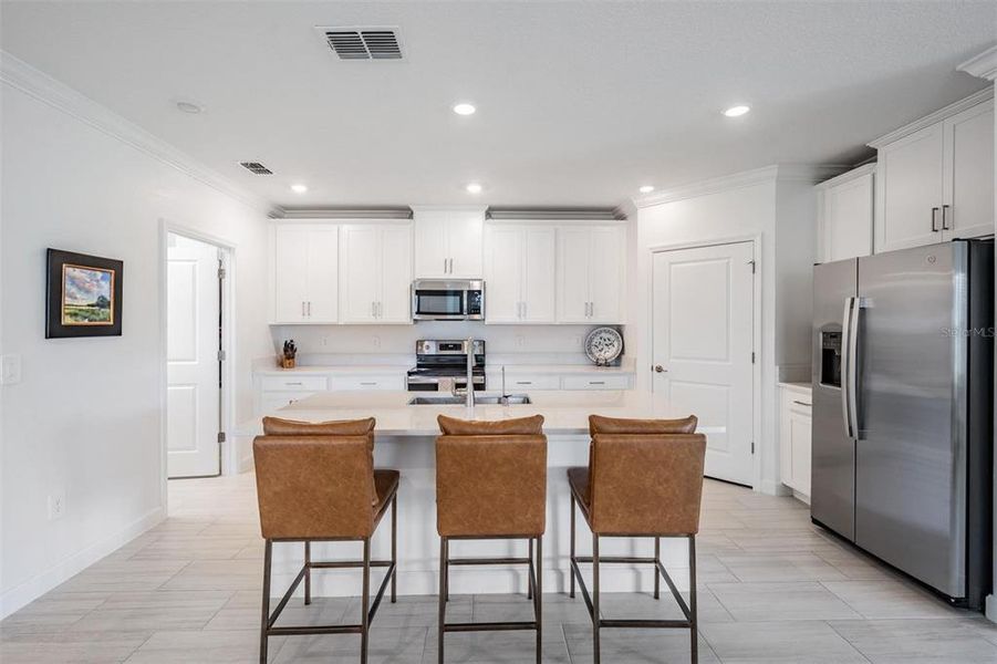 Furnished interior view inside a new home in , San Antonio (Image 31).