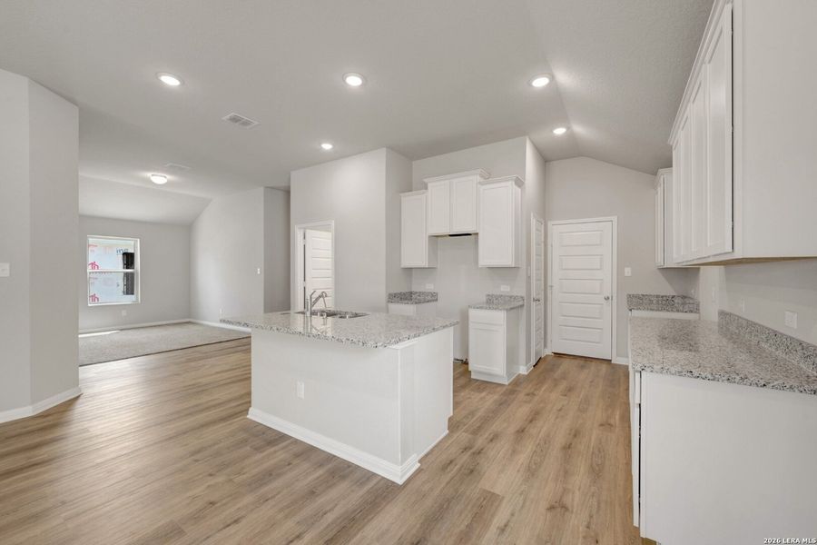 Furnished interior view inside a new home in Verano Farms, San Antonio (Image 10).