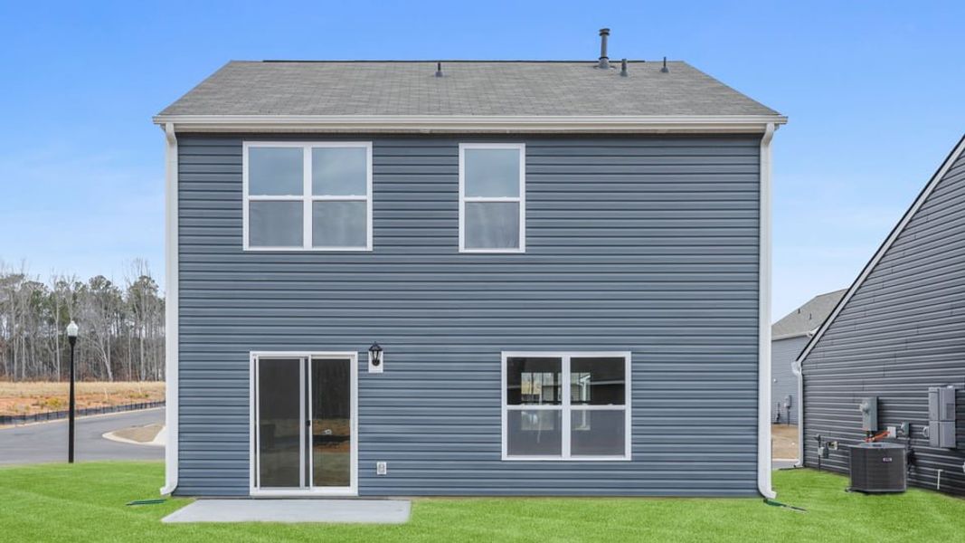 Exterior details and patio area of a home in Varner Station, Woodruff (Image 19).