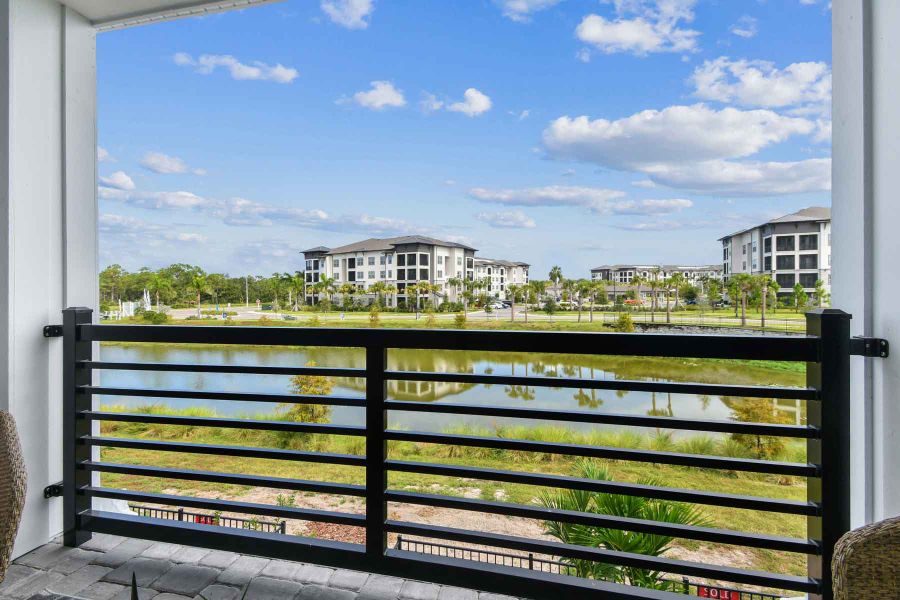 Image 16 representing the The Rainwater by David Weekley Homes in Emerald Landing at Waterside at Lakewood Ranch – City Homes, Sarasota, FL.