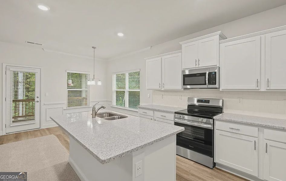 Furnished interior view inside a new home in Canterbury Villas, Carrollton (Image 8).