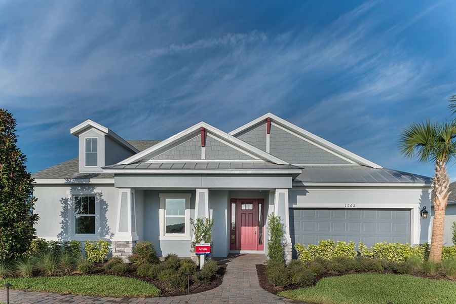 Representative exterior photo of a completed home built from the Amelia by Taylor Morrison in Tiburon, Nokomis, FL (Image 16).