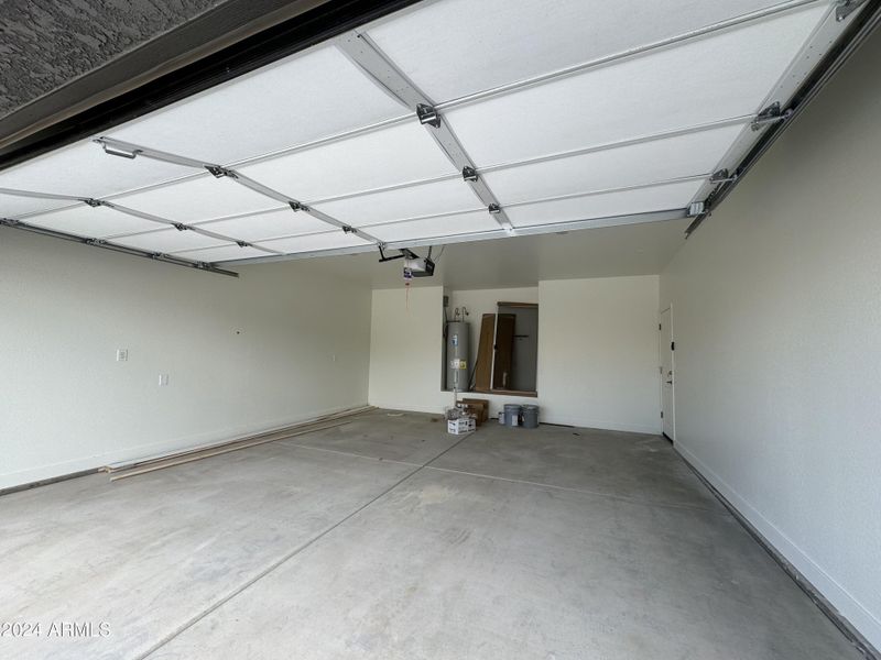 2 car garage/insulated garage door