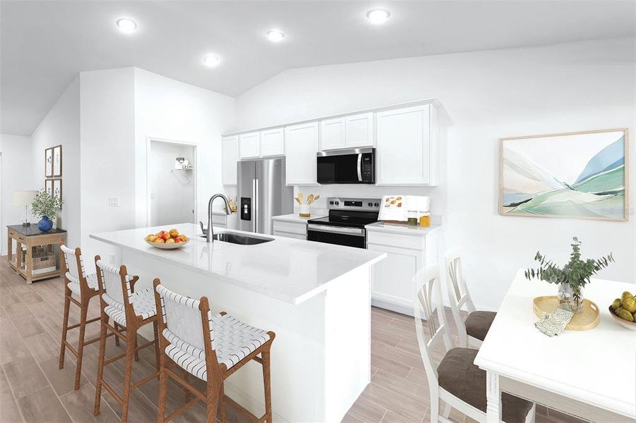 Furnished interior view inside a new home in , Port Charlotte (Image 6).