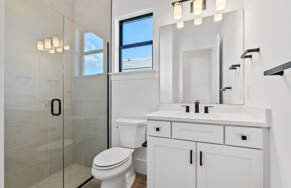 Secondary bathroom with optional shower