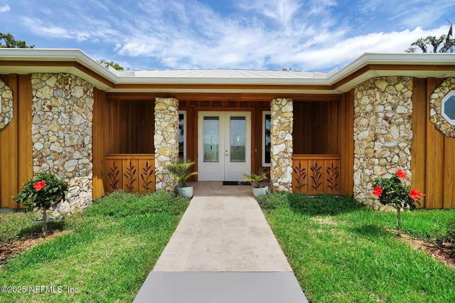 Exterior details and patio area of a home in , East Palatka (Image 60). Exterior details and patio area of a home in , East Palatka (Image 60).