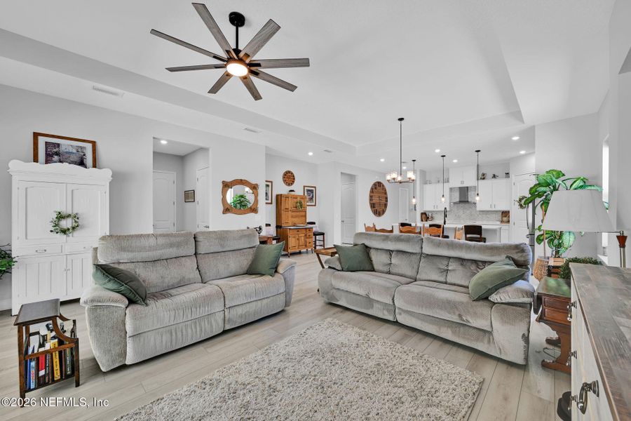 Furnished interior view inside a new home in , Yulee (Image 38).