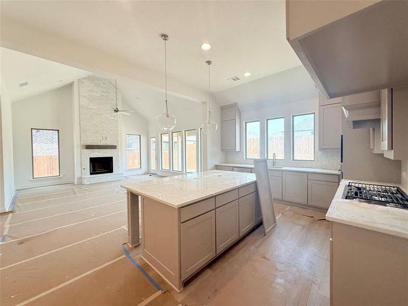 In-progress construction of a new home in , Burleson, TX (Image 22).