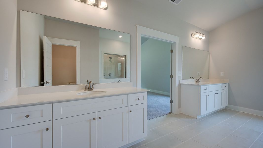 Representative furnished interior of a home built from the Margaret by DRB Homes in Saddleridge, Senoia (Image 22).