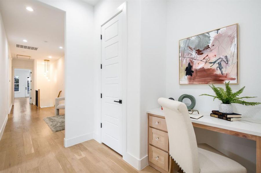 Furnished interior view inside a new home in , Dallas (Image 29).