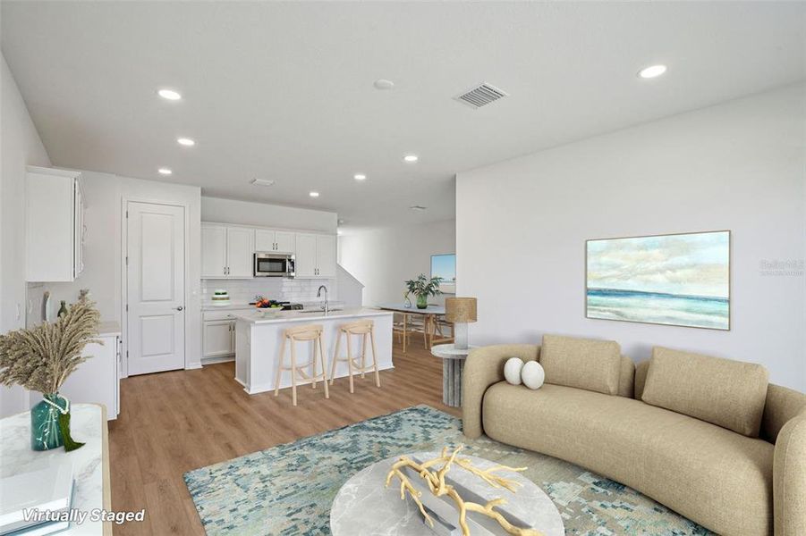 Furnished interior view inside a new home in , San Antonio (Image 13).