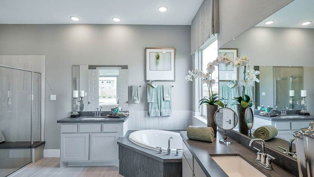 Representative furnished interior of a home built from the Calypso by Taylor Morrison in Avalon at Friendswood, Friendswood (Image 18).