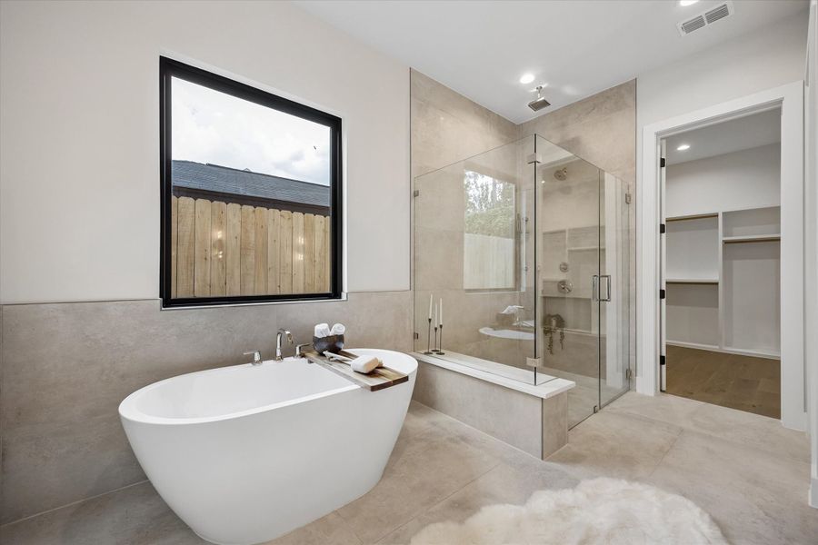 Furnished interior view inside a new home in , Houston (Image 17).