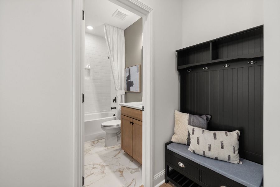 Furnished interior view inside a new home in Saunders Farm, Willow Spring (Image 16).