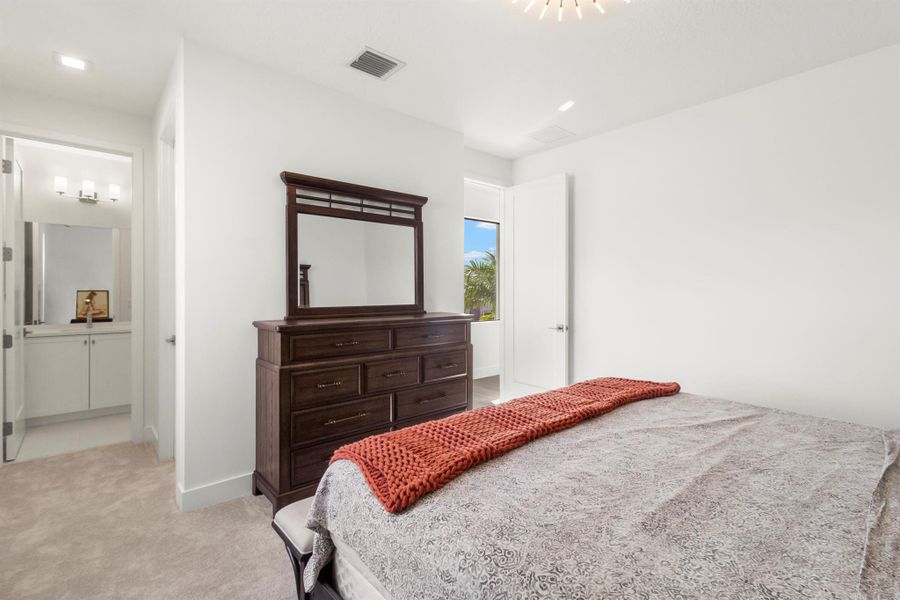 Furnished interior view inside a new home in , Boca Raton (Image 19). Furnished interior view inside a new home in , Boca Raton (Image 19).