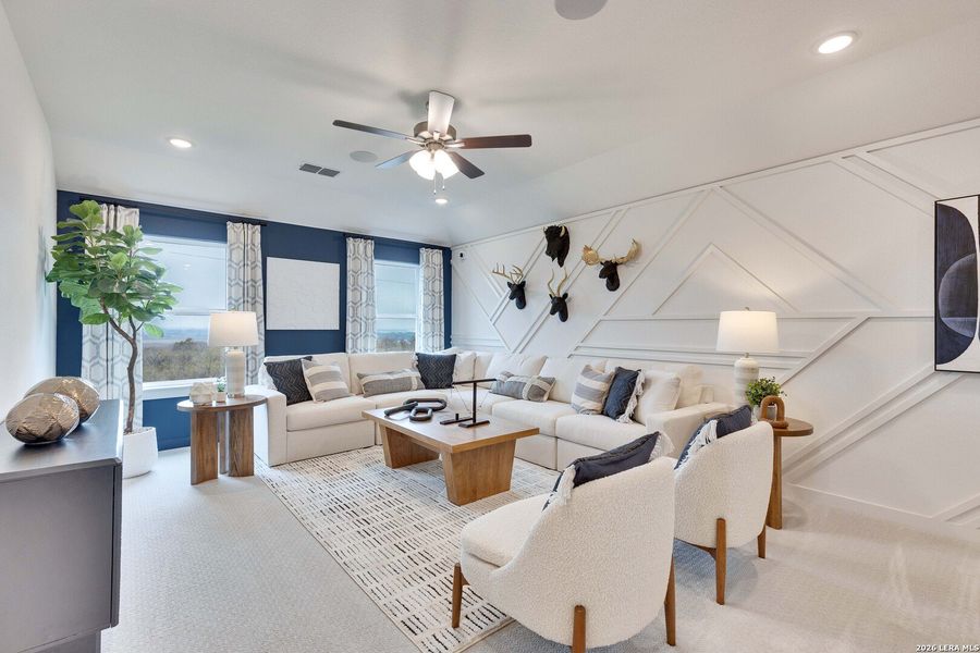 Furnished interior view inside a new home in Westridge, San Antonio (Image 8).