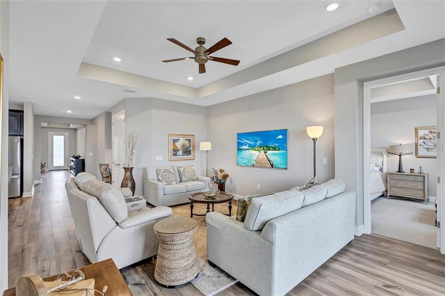 Furnished interior view inside a new home in Sweetwater at Lakewood Ranch, Bradenton (Image 15). Furnished interior view inside a new home in Sweetwater at Lakewood Ranch, Bradenton (Image 15).