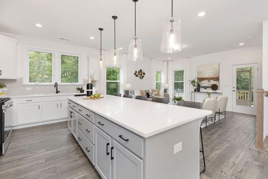 Representative furnished interior of a home built from the Cyprus by True Homes in Mooreland Oaks, Mount Holly (Image 6).