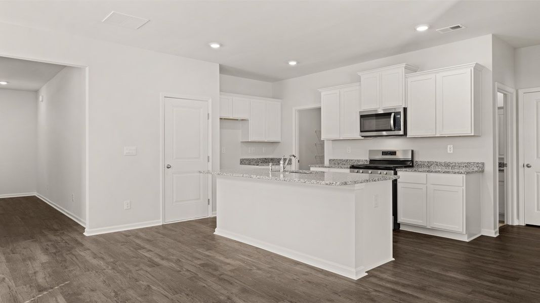 Furnished interior view inside a new home in Highland Hills, Graniteville (Image 6).