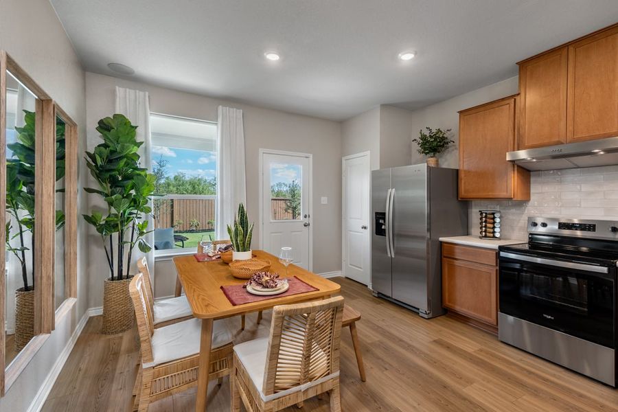 Representative furnished interior of a home built from the 1243 Modeled by KB Home in Southton Cove, Elmendorf (Image 7).
