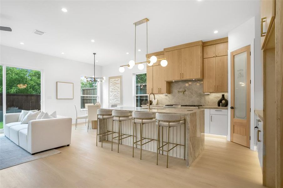 Furnished interior view inside a new home in , Dallas (Image 17).