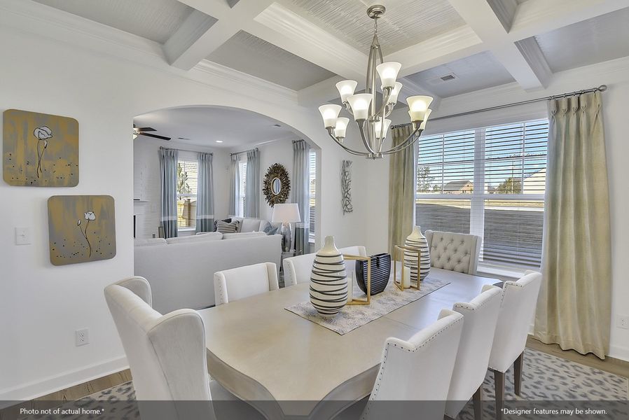 Furnished interior view inside a new home in Pebble Branch, Chapin (Image 4).