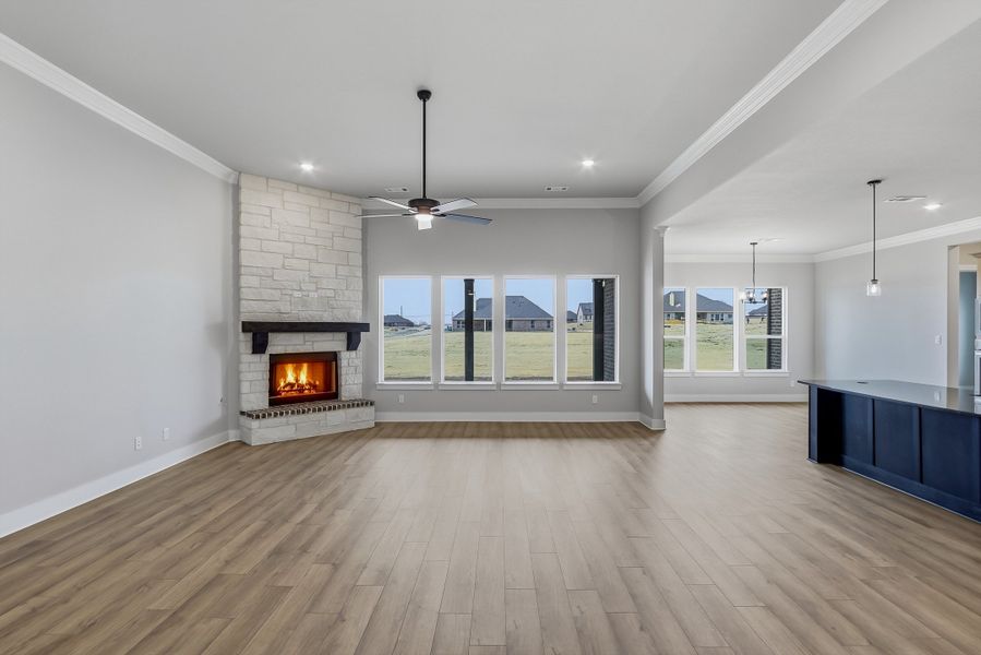 Spacious, unfurnished interior of a new home in Creekview Addition, Van Alstyne (Image 17). Spacious, unfurnished interior of a new home in Creekview Addition, Van Alstyne (Image 17).