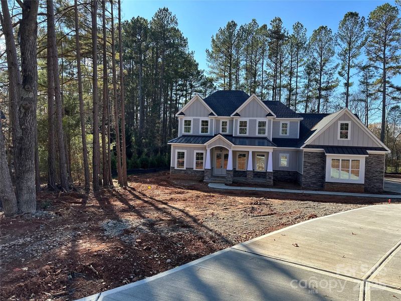 Front exterior of a new home in , Salisbury, NC, highlighting curb appeal (Image 2).