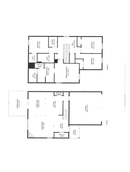 2D floor plan layout of this home in Fergus Crossing, York, SC (Image 4).